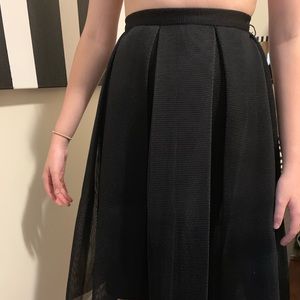 AQUA BLACK SKIRT